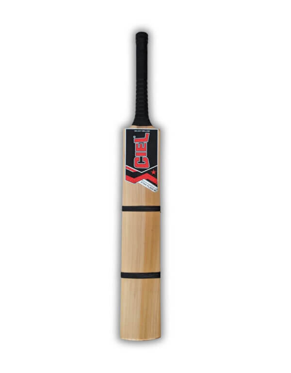 Hard tennis cricket bat front profile