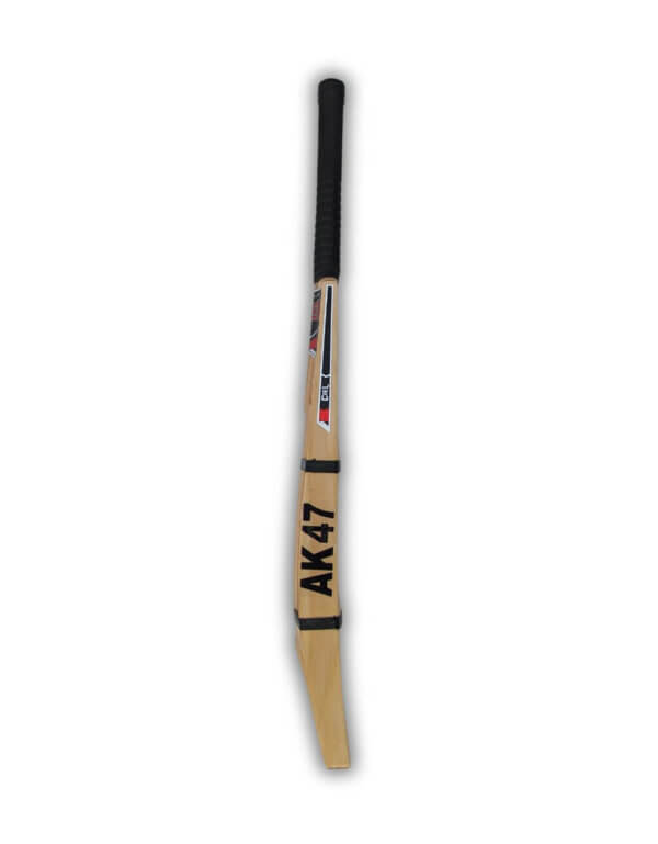 Hard tennis cricket bat side profile