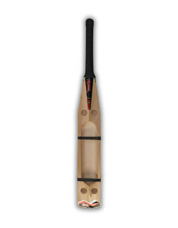Hard tennis bat back profile