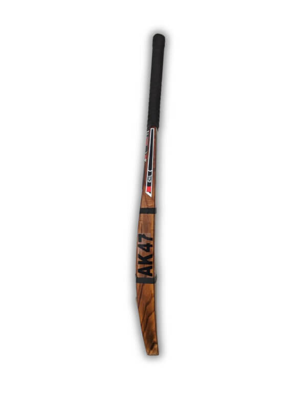 Hard tennis ball cricket bat side profile